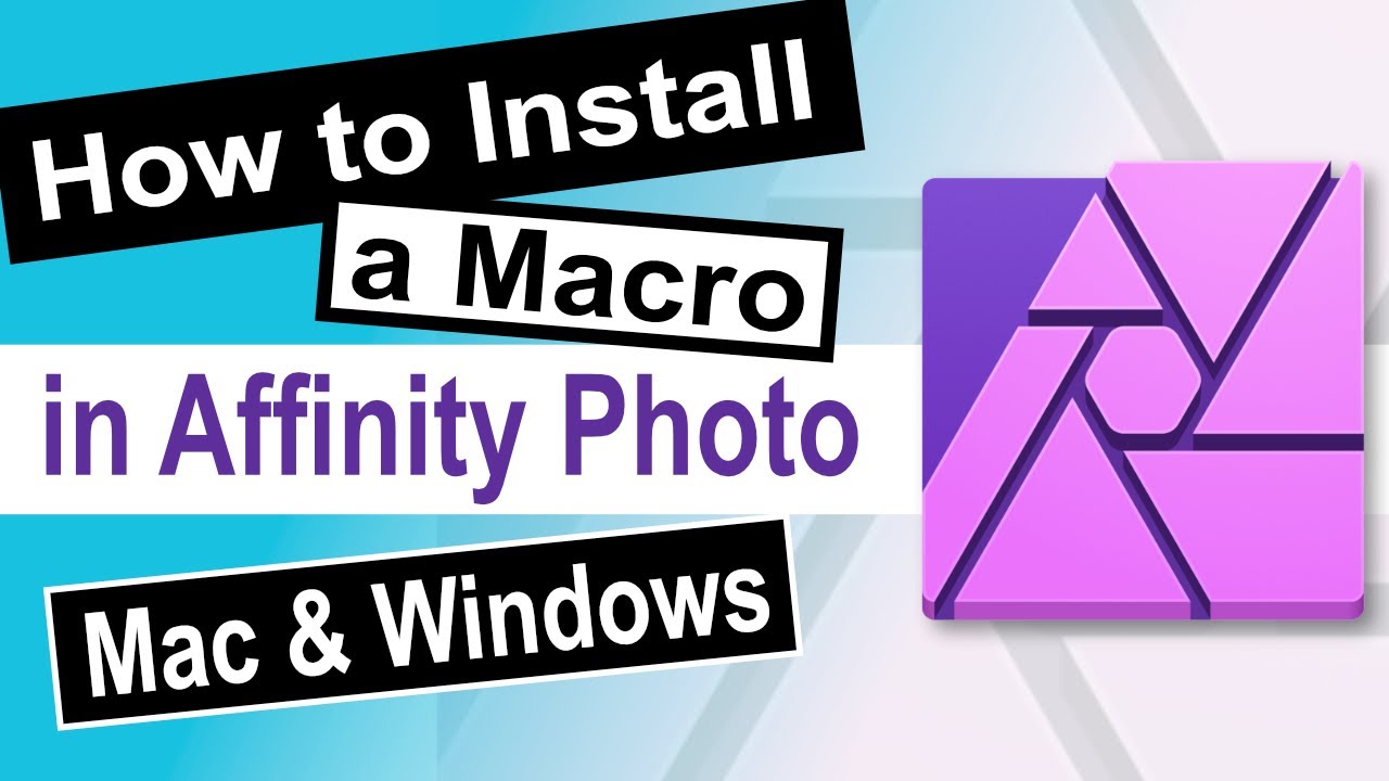 use affinity photo mac for windows